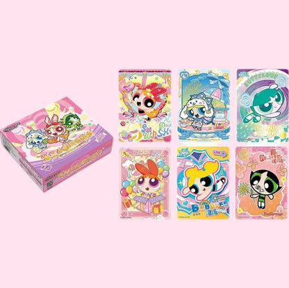 KAYOU, The Powerpuff Girls, Candy Pack Series 1 Collection Cards, 30 Packs Per Box.