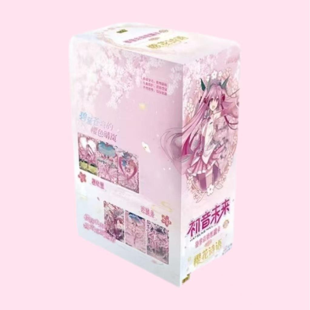KAYOU-Hatsune Miku Collectible Cards - First Encounter Pack - Sakura Poem, 18 Packs.