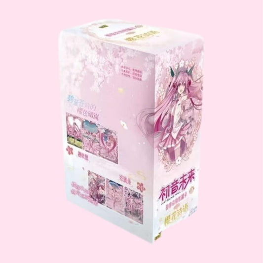 KAYOU-Hatsune Miku Collectible Cards - First Encounter Pack - Sakura Poem, 18 Packs.