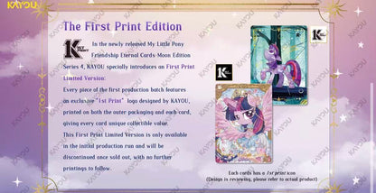 My Little Pony, Friendship Eternal Cards-Moon Edition 004 Sea, 10 Packs Per Box.