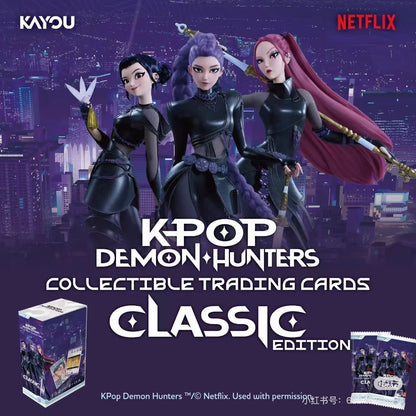 K-POP DEMON HUNTERS, Classic Edition, Collection Trading Cards, 18 Packs Per Box, KP-JD-001-APAC.