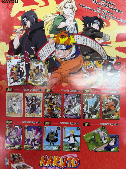 NARUTO, Smriti Collectible Cards-Earth Scroll-002-SEA. 30 Packs Per Box.