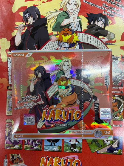 NARUTO, Smriti Collectible Cards-Earth Scroll-002-SEA. 30 Packs Per Box.