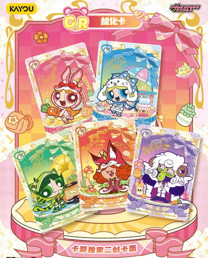 KAYOU, The Powerpuff Girls, Candy Pack Series 1 Collection Cards, 30 Packs Per Box.