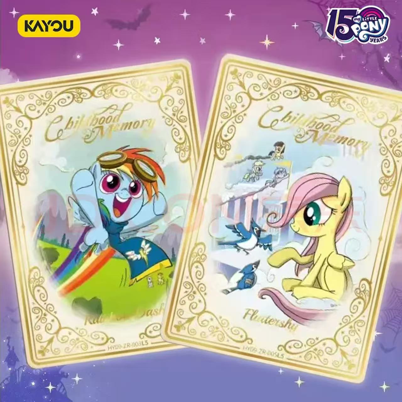 KAYOU My Little Pony Friendship Eternal Cards - Moon Edition Series 9, 18 Packs Per Box.