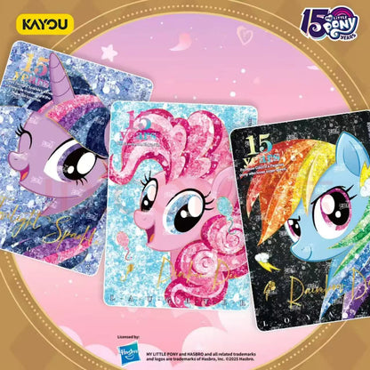 KAYOU My Little Pony Friendship Eternal Cards - Moon Edition Series 8, 18 Packs Per Box.