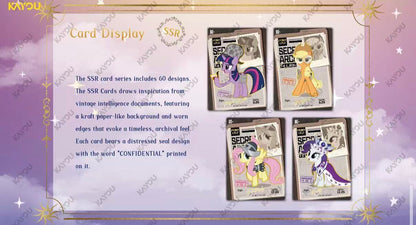 My Little Pony, Friendship Eternal Cards-Moon Edition 004 Sea, 10 Packs Per Box.
