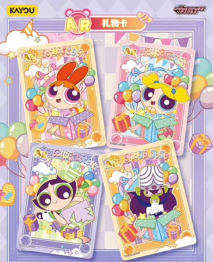 KAYOU, The Powerpuff Girls, Candy Pack Series 1 Collection Cards, 30 Packs Per Box.
