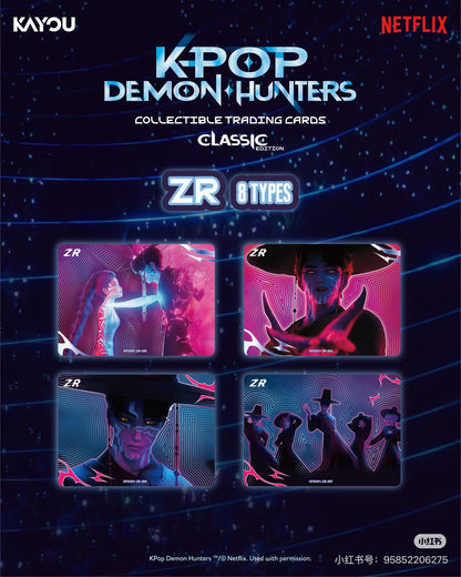K-POP DEMON HUNTERS, Classic Edition, Collection Trading Cards, 18 Packs Per Box, KP-JD-001-APAC.