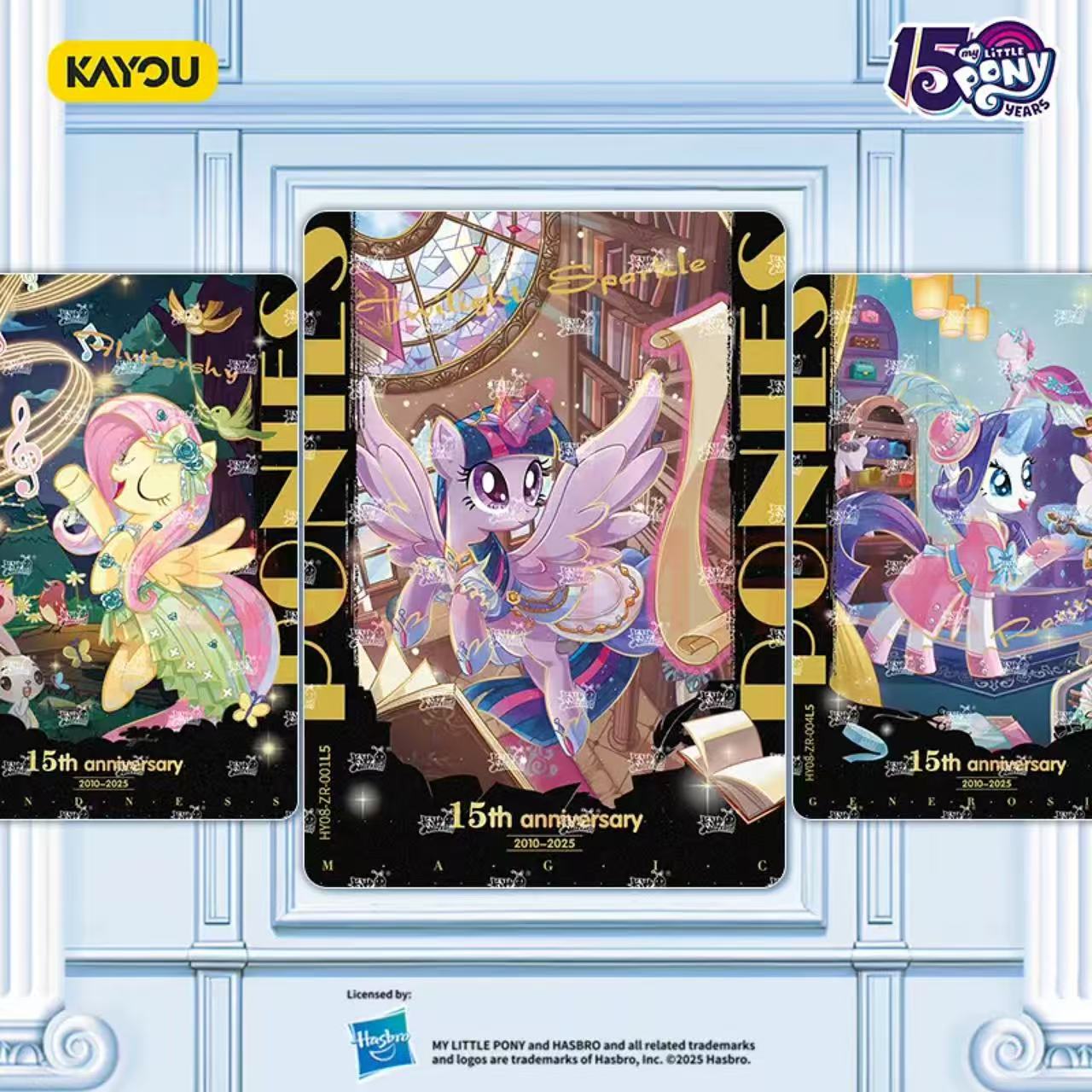 KAYOU My Little Pony Friendship Eternal Cards - Moon Edition Series 8, 18 Packs Per Box.